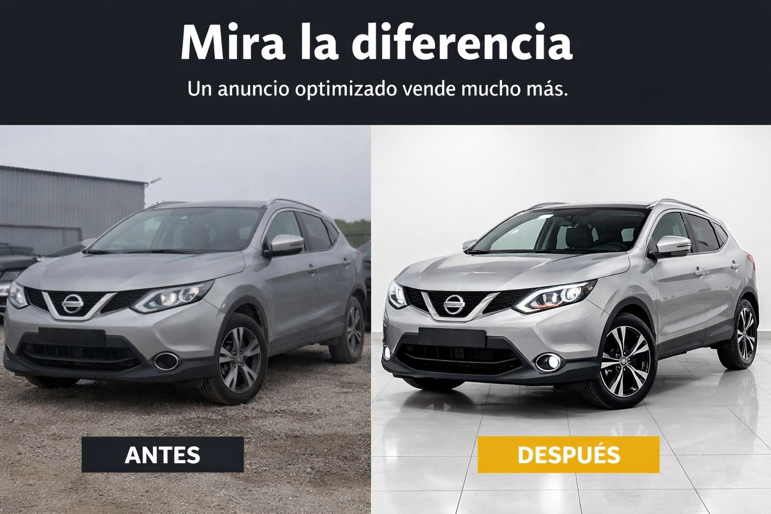 Antes-despues de un anuncio