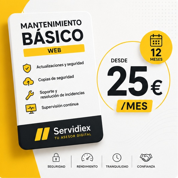 Mantenimiento web basico